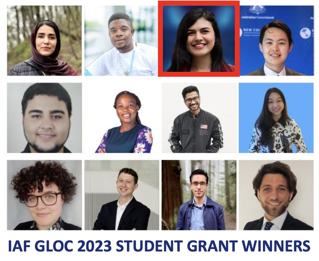ISUnet's tweet photo. Congratulations to @ISUnet alum Sahba El-Shawa #MSS20 and all @iafastro  #GLOC2023 student grant winners! https://t.co/EmlYs0Oey5