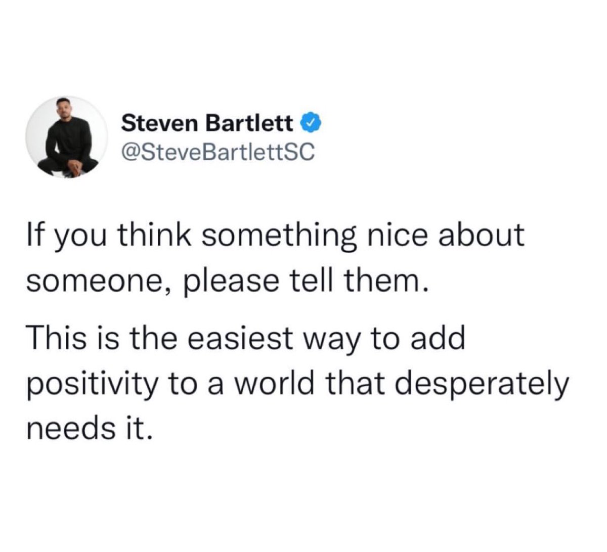 UnveilYourSexy's tweet photo. Compliment someone today! Spread positivity. 🖤
#spreadpositivity #givecompliments #compliment https://t.co/IDRgQhM9Gv