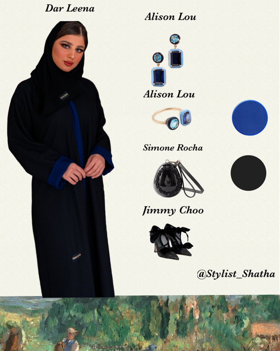 تنسيقين لعباية تنلبس بالجهتين حلوة فكرتها  العباية الجميلة من <a href="/darlena_fashion/">دار لينا</a>  تقدرون تتسوقون اللوك كامل هنا <a href="/TaffiInc/">Taffi</a>