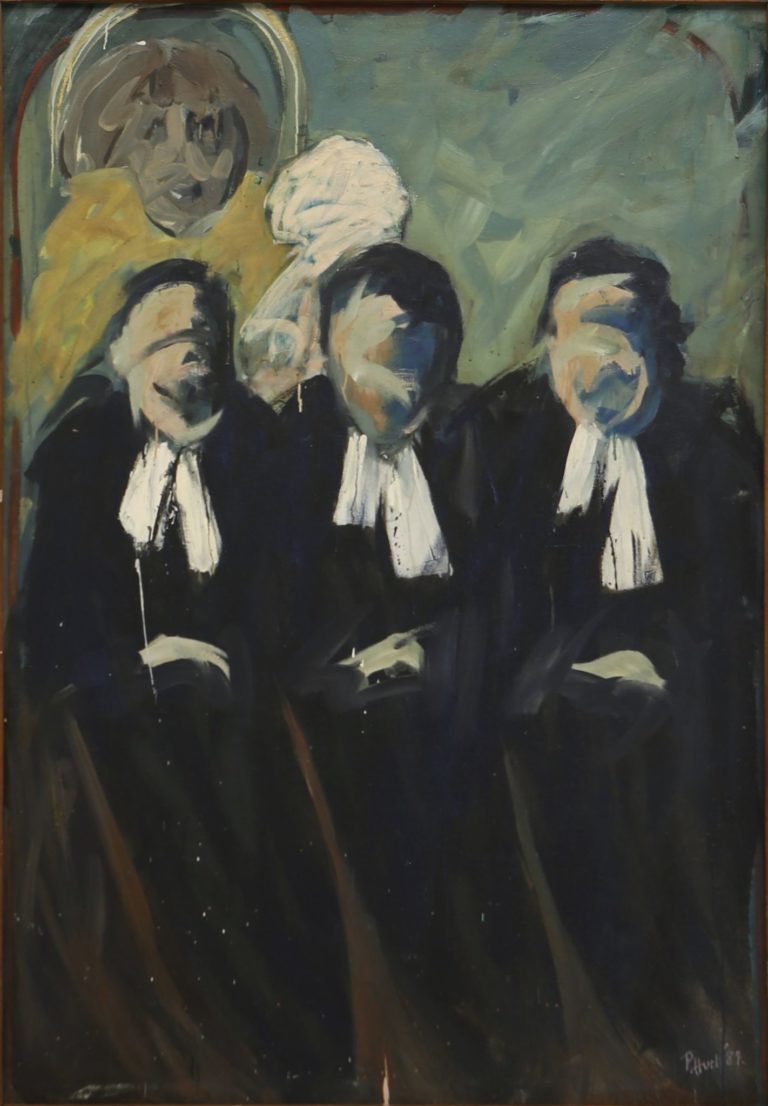 ailbhes's tweet photo. ‘The Kerry Babies Trial’ - Patricia Hurl’s magnificent, terrifying painting included in the retrospective of her work now at IMMA @IMMAIreland @artscouncil_ie #KerryBabies #Feminism https://t.co/s4ETkfrVdh