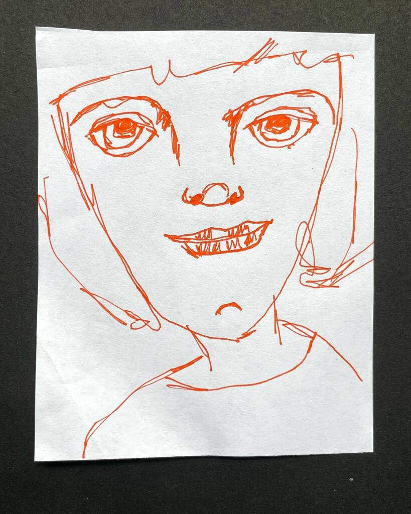 CraftyHope's tweet photo. Day 34 of #Making100Faces for #the100dayproject
I did this early this morning, before the coffee had set in and while I was still working on my Morning Pages.
I do love making scratchy, sketchy lines for some reason. It just feels good. And, learning … https://t.co/bFIQjuXClH https://t.co/3PF1QVdL1M