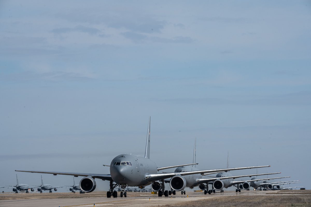 Exercise Lethal Pride kicked off today with an Elephant Walk-a wild parade of KC-46s and KC-135s. 🐘🐘🐘
A mighty display of strength and readiness that left us in awe! 🤩💪
#18thAirForce #mobilityguardian #Airpower #ReadyAirmen #MobilityAirmen
@usairforce @AirMobilityCmd
