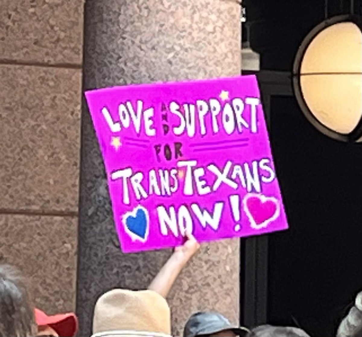 TCDP's tweet photo. We’re joining @EqualityTexas @ACLUTx and so many others in the outdoor rotunda to raise our voices and #stopHB1686 #txlege https://t.co/LoDyVtukOL