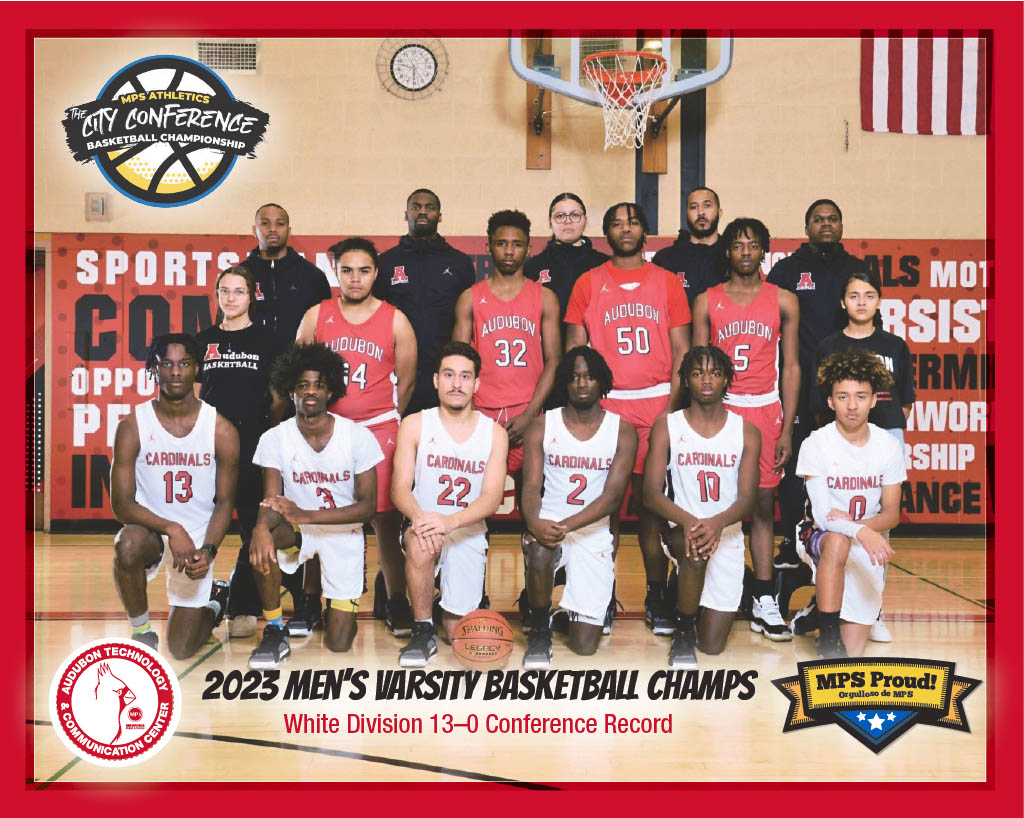 Audubon High School men's varsity 🏀 basketball team wins City Championship, congratulations! #MPSProud