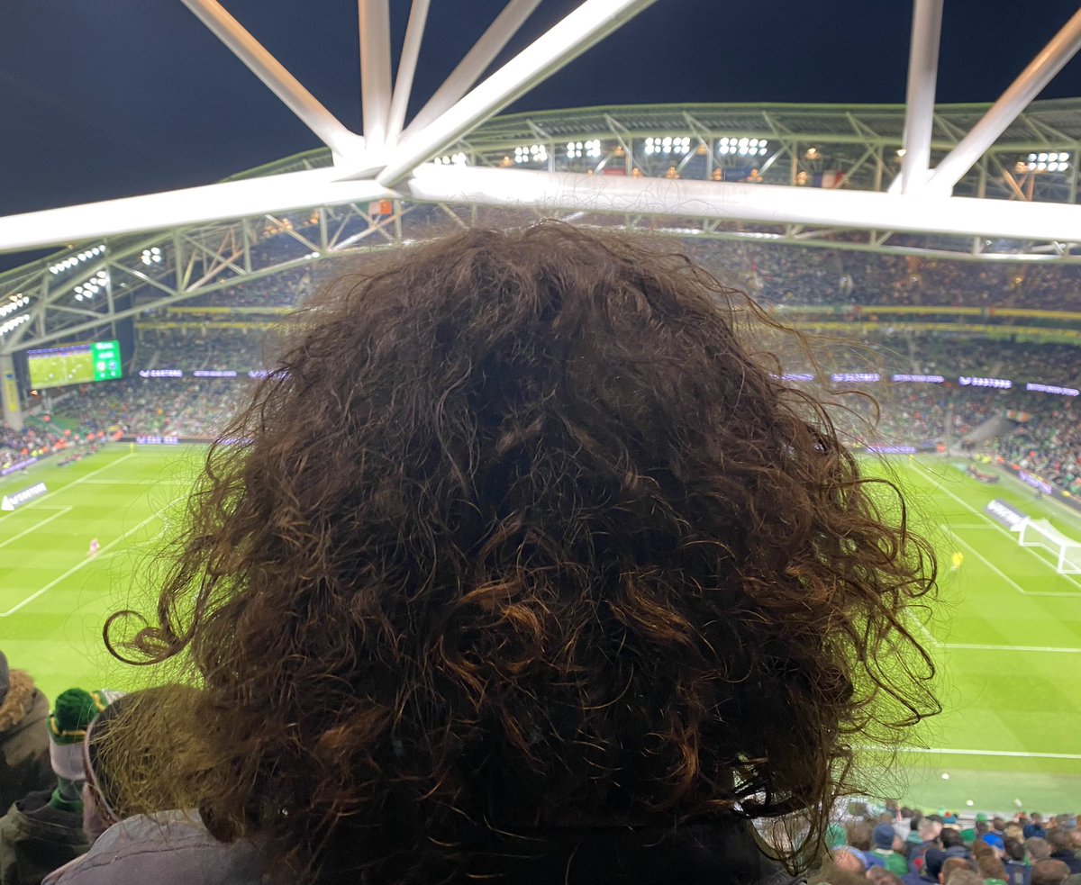 sweeney_aidan's tweet photo. 2nd half underway they tell me #OiDownInFront #DownInFront #HéEnBasDevant #EnBasDevant #IRLFRA #COYBIG 🇮🇪 ⚽️ 🇫🇷 ⚽️ https://t.co/cosSGXqPPn