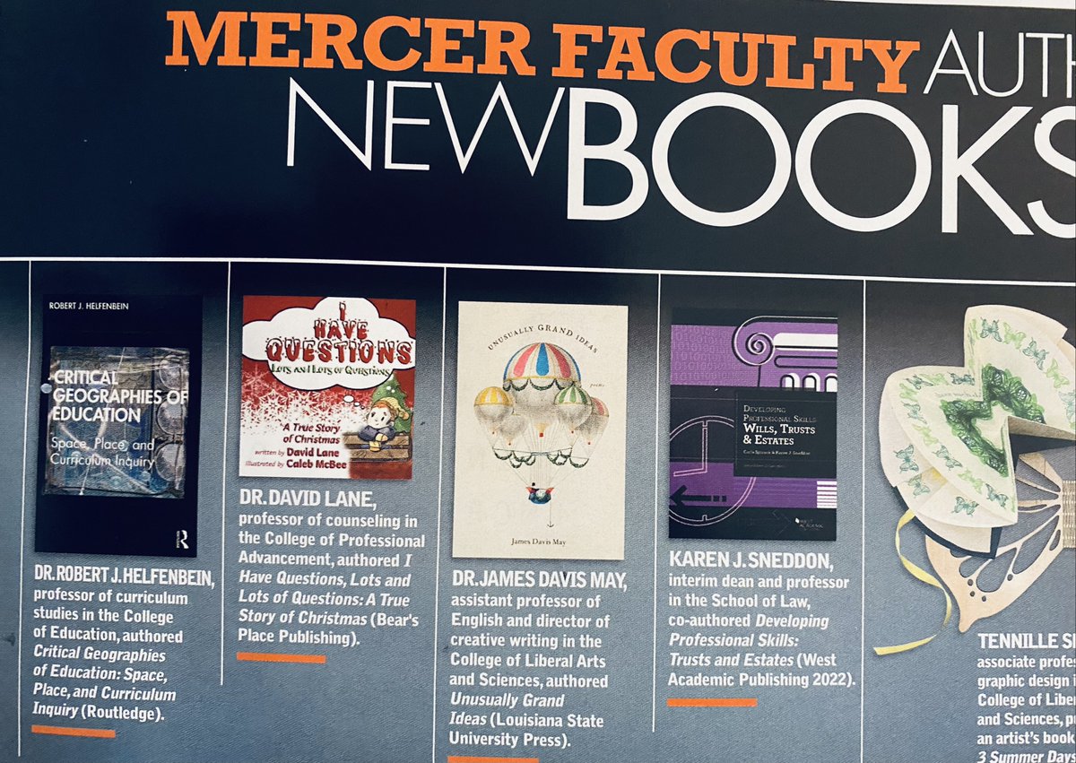 So....made it to the Mercerian magazine.  Better late than never?  #CurriculumMatters #CriticalGeography