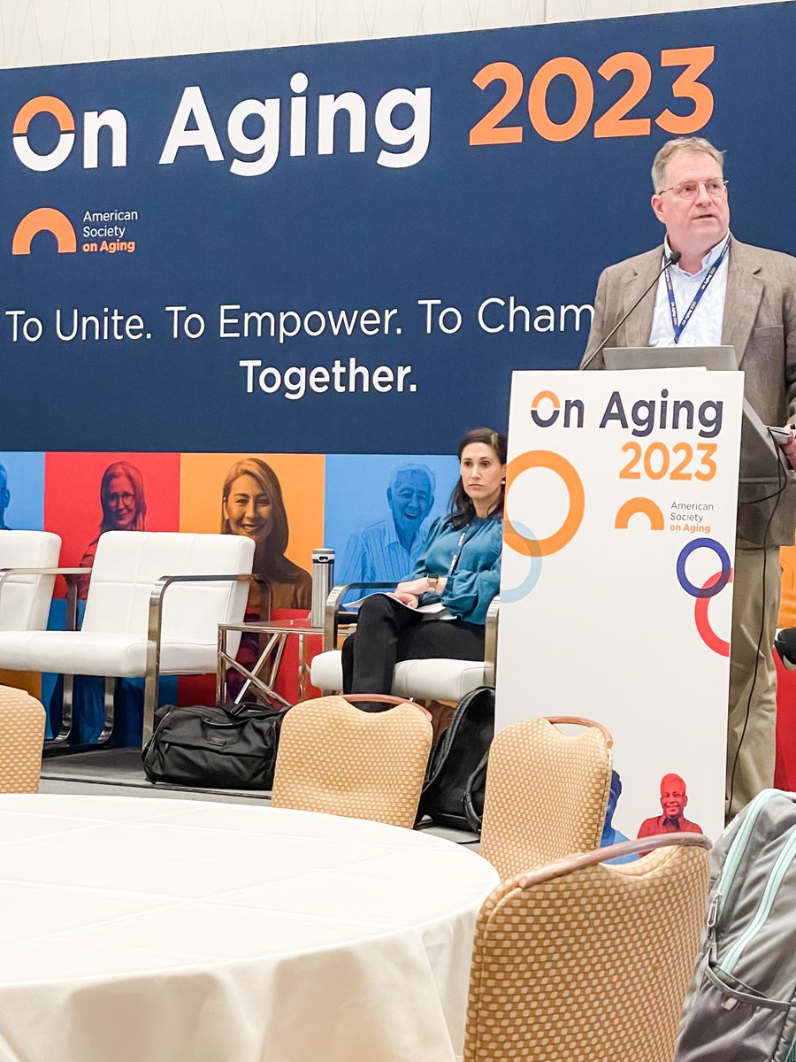 ArchstoneFdn's tweet photo. Our President and CEO @calangst provided an overview of our #ThreeT grantmaking strategies at the @ASAging #OnAging2023 Meet the Grantmakers session. Learn more about Archstone’s mission and vision here: https://t.co/dElL8x9FIP. https://t.co/yAjcBjti0W