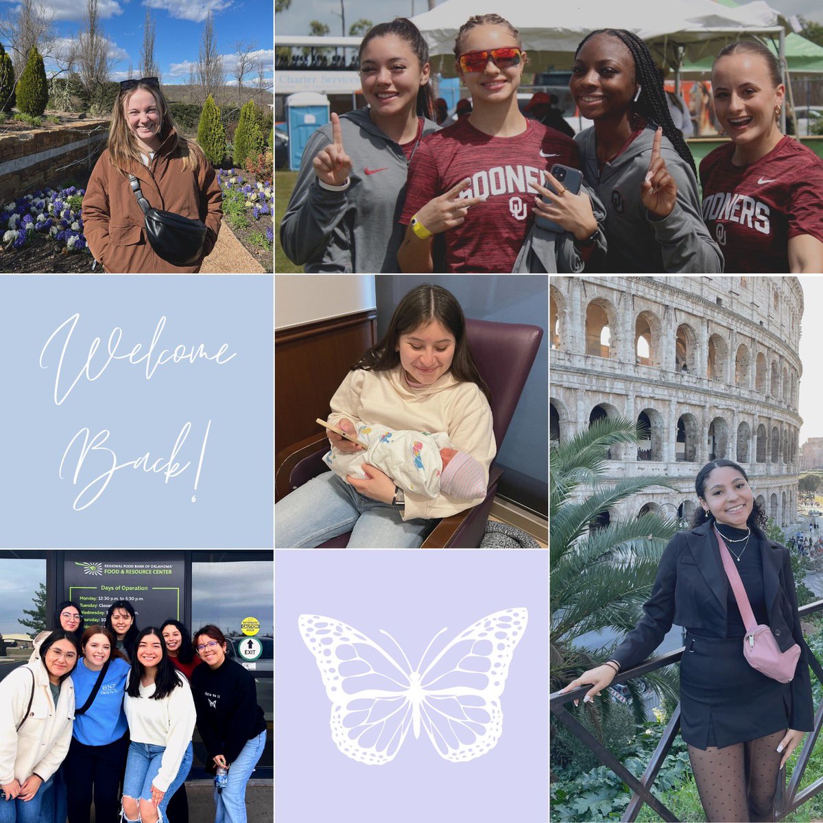 outnx's tweet photo. We hope you had a fantastic first week back from spring break! From traveling, to community service, to welcoming new members of the family our Butterflies had a wonderful and joy-filled break🤍🦋 https://t.co/ag1CTiOOwD