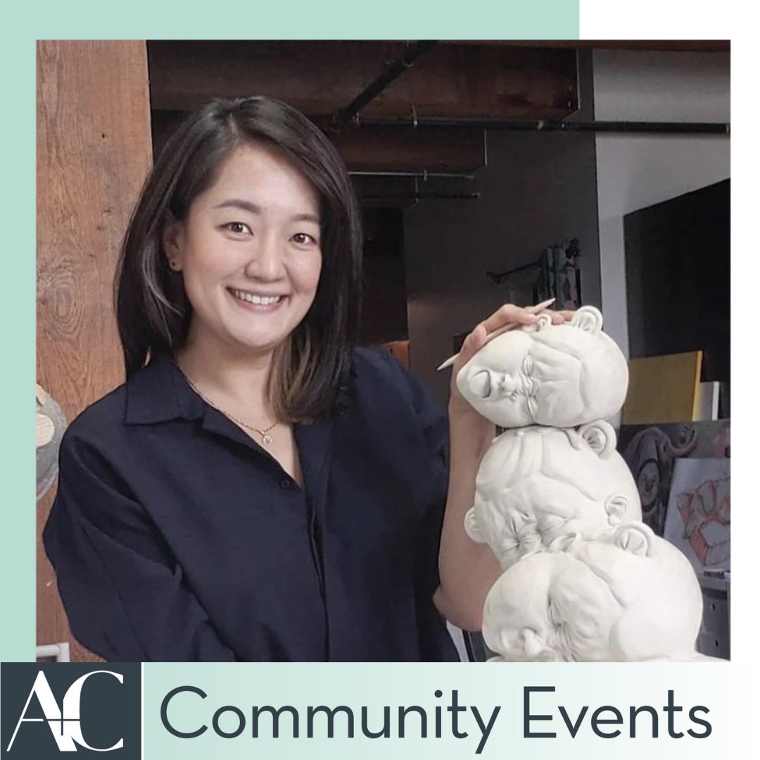 COMING THIS FRIDAY: Join us for a unique studio visit with Kyungmin Park, a ceramic artist, teacher, and mentor who creates fun, figurative sculptures to portray human emotions, personal narratives, and compelling storytelling. ow.ly/5tT150NkPC2 #kyungminpark #ceramics