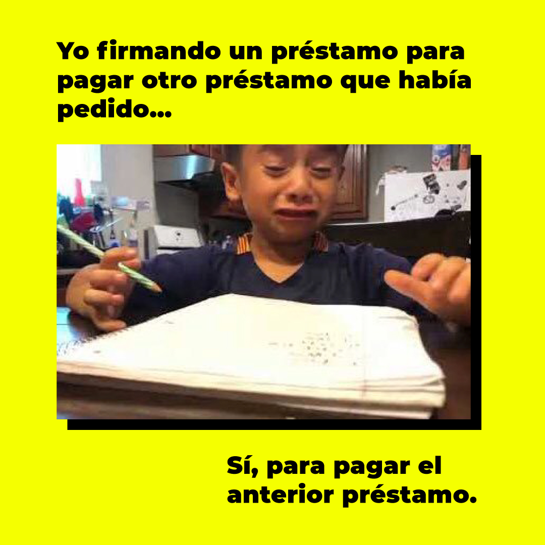 Mal… todo mal 🥲

Creemos que te vendría bien recordar qué es un plan de gestión de deuda. ¡De nada!

👉🏼merenta.rebellionpay.com/single/PGD:-Qu…

#berebel #prestamo #likenobank #fintech #neobanco #meme