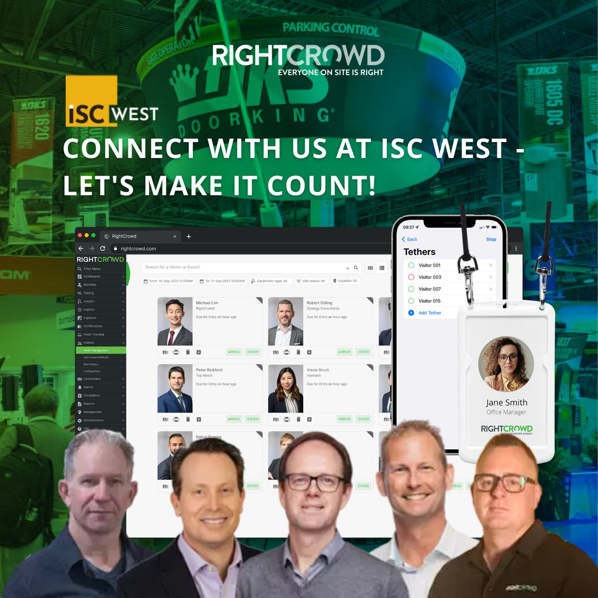 #ISCWest attendees, say goodbye to access headaches! RightCrowd's access solutions can help you take control of your workplace and increase security. Visit our virtual product showcase and schedule a meeting with our team today!  hubs.li/Q01J1J2z0

 #ISCWest2023 #Security