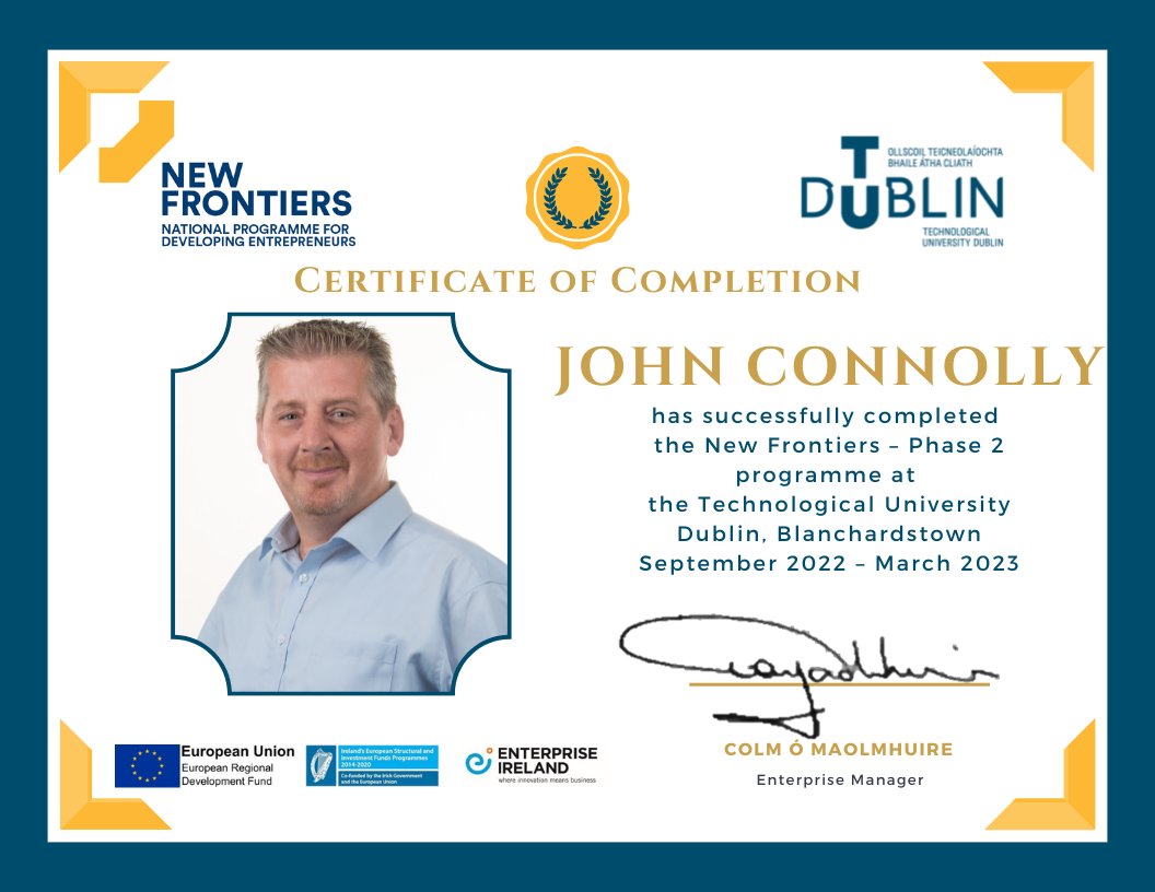 TUDublinEntEng's tweet photo. Congratulations John from @ardlaser - providing state of the art fibre, UV and CO2 laser technology

#TUDublinNF
#TUDublinStartUps
@WeAreTUDublin https://t.co/QVviRIB3oB