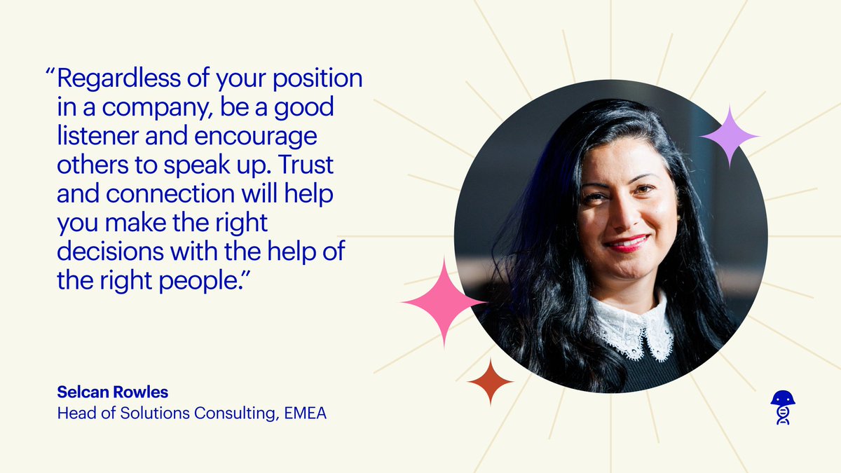 benchling's tweet photo. This #WomensHistoryMonth, we're proud to spotlight some of the amazing women at Benchling. Meet Selcan Rowles, an experienced leader in #SaaS who’s helping scientists take their R&amp;D to the next level. Here’s her advice to those starting their careers. #leadership https://t.co/udHRjWHaOc