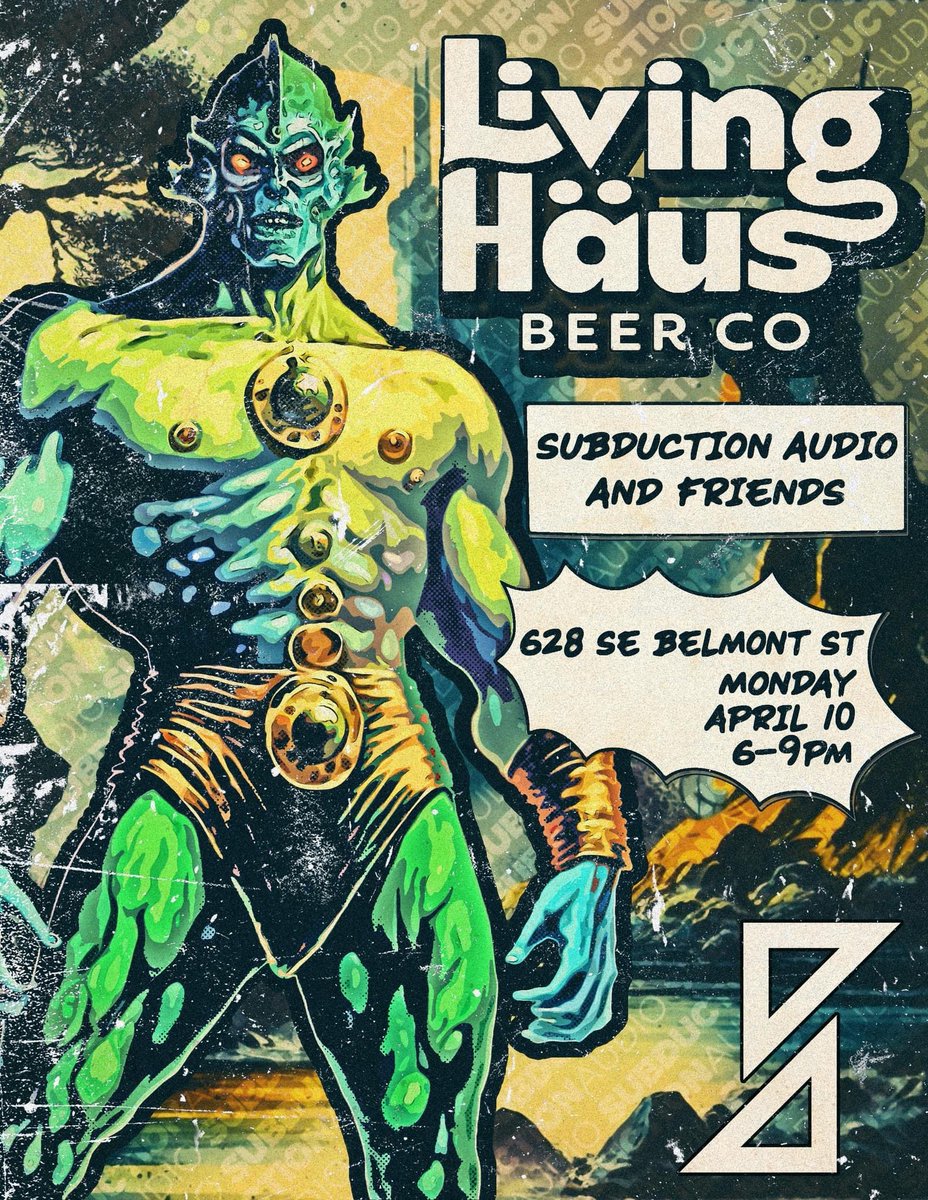 SubductionAudio's tweet photo. Mondays really are better with #drumnbass Silky smooth is the name of the game for these ones. Light, atmospheric liquid! Goes along with the light and refreshing offerings. Come sessions with us. Dj’s for the night: @STEMIPDX and Mr. Solve April 10th 6-9pm https://t.co/e9j0uthndn