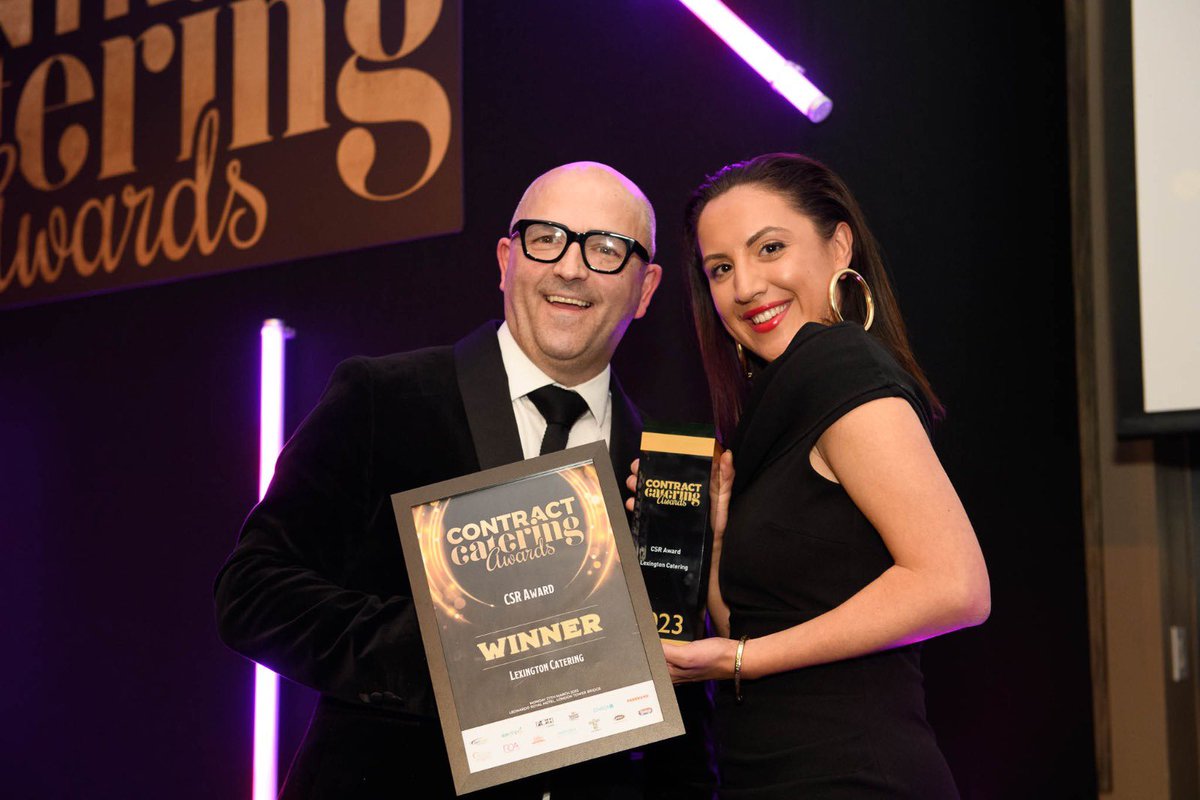 We now turn our attention to the world of corporate social responsibility with the CSR Award, sponsored by <a href="/Freemans_EP/">Freemans Event Partners</a>. Congratulations to this year’s winner, <a href="/LexyFood/">Lexington Catering</a> for all of the great work being done within the organisation! #ContractCateringAwards