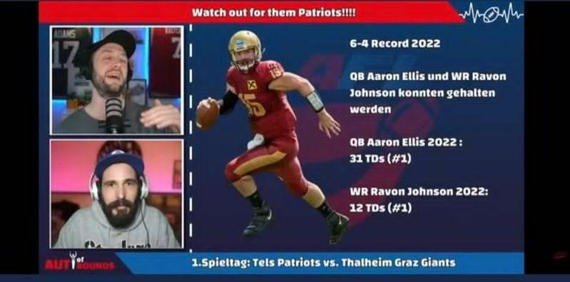 Game week! Week 1, back at it in Austria with my guys! <a href="/telfspatriots/">AFC Telfs Patriots</a>