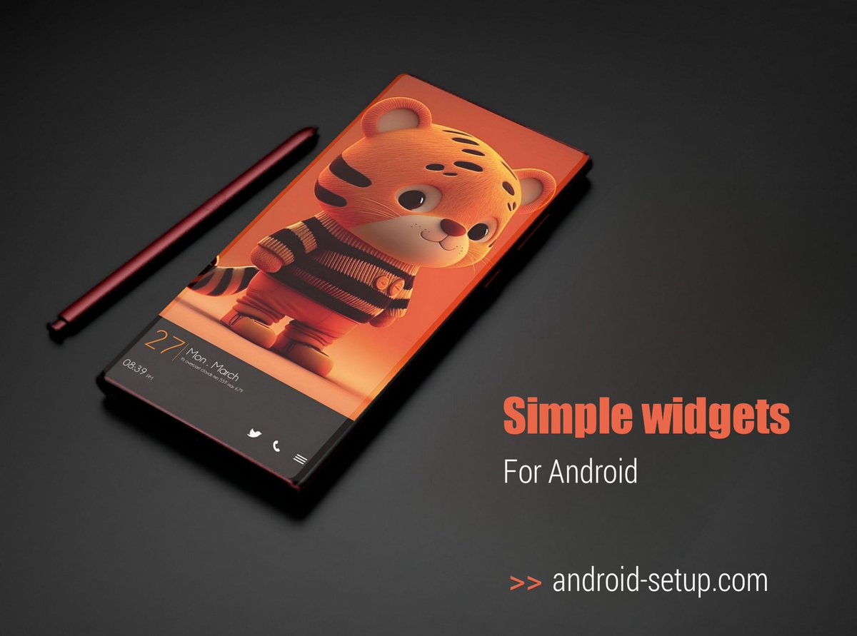 GhanoDZpro's tweet image. #Simple_widgets for Android devices. Our sleek and easy-to-use design makes customizing your phone a breeze! Download now and start personalizing your device today.

Download 👇
bit.ly/3TPNaVq

#AndroidWidgets #SimpleDesign