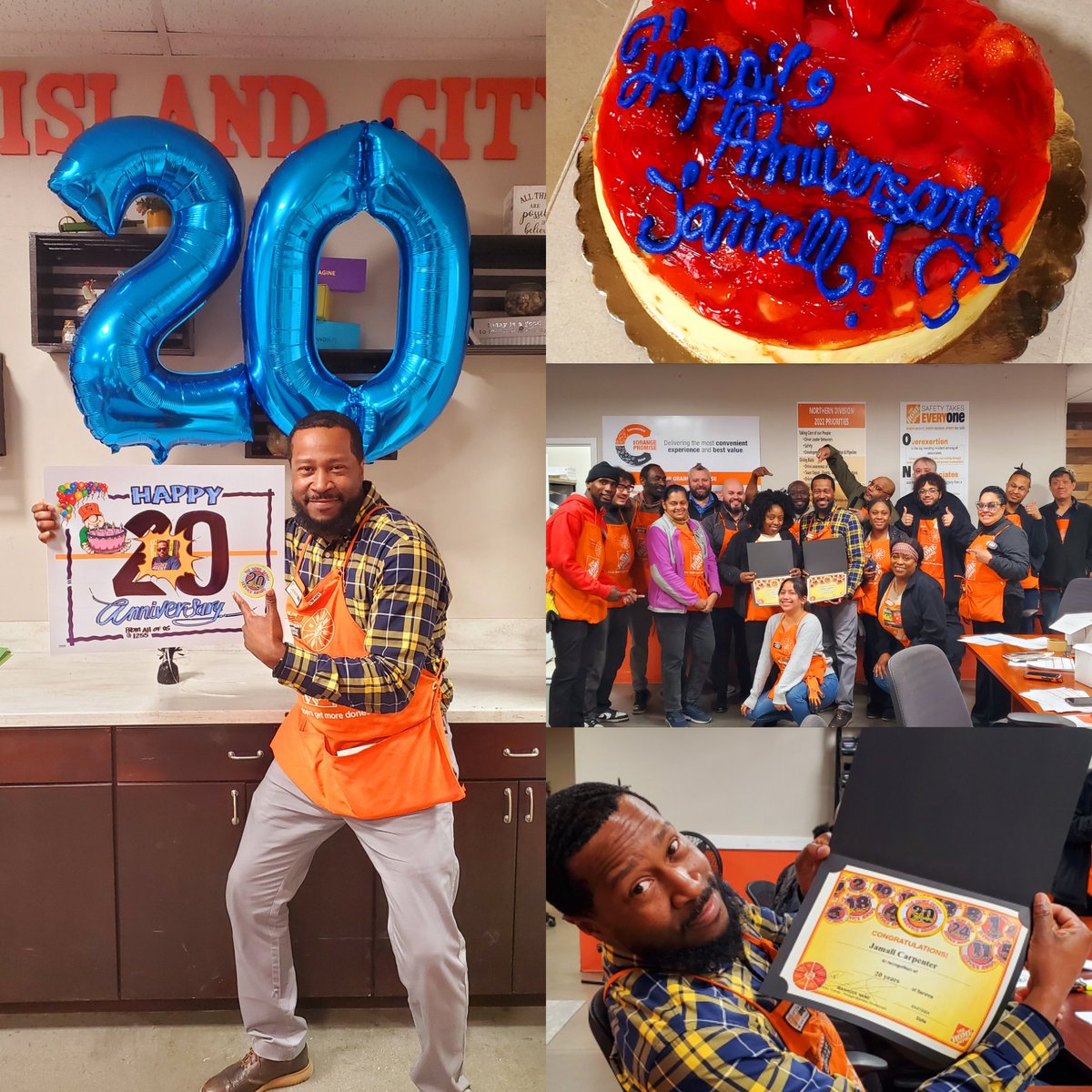 Kisha Aπ»Sπ»Dπ»S (@kishathompson42) on Twitter photo Wishing Jamall A Happy 20th Year Anniversary...
What a huge
MILESTONE....Thank you for your dedicated leadership of 20 yrs. We appreciate you... <a href="/AtziriSuarez4/">Atziri Suarez</a> <a href="/1255HD_FrontEnd/">1255 Checkout Supervisor π</a> <a href="/ONLINESATLTSA/">Ann-Marie</a> <a href="/claudio2278/">Claudio Parraguirre</a> <a href="/DRMAB54/">Mike Blanchard</a> <a href="/JamesLe25601276/">James Leonard</a> Wishing Jamall A Happy 20th Year Anniversary...
What a huge
MILESTONE....Thank you for your dedicated leadership of 20 yrs. We appreciate you... <a href="/AtziriSuarez4/">Atziri Suarez</a> <a href="/1255HD_FrontEnd/">1255 Checkout Supervisor π</a> <a href="/ONLINESATLTSA/">Ann-Marie</a> <a href="/claudio2278/">Claudio Parraguirre</a> <a href="/DRMAB54/">Mike Blanchard</a> <a href="/JamesLe25601276/">James Leonard</a>
