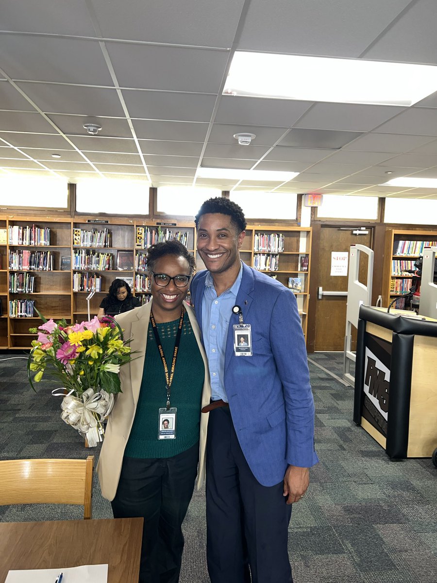 Congratulations to our dynamic 2023-2024 Teacher of the Year, Mrs. Deneitra McElrath. Thank you for always going above and beyond. #GriffinPRIDE