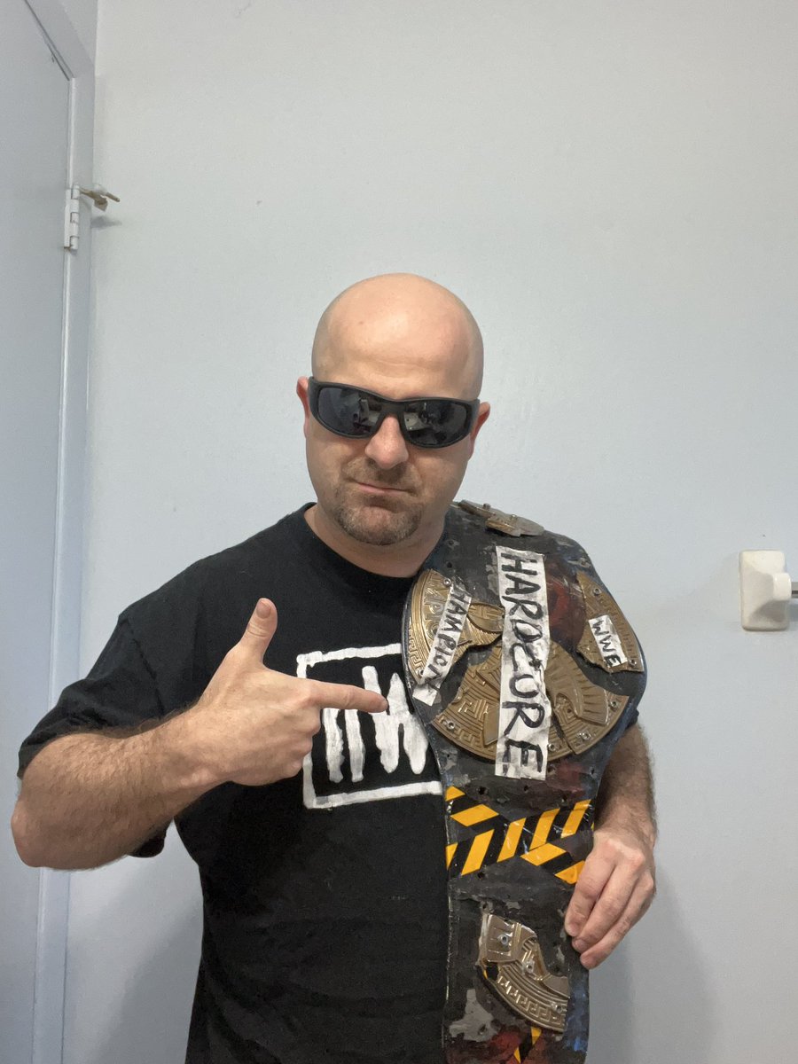 #WrestleMania week !! #wwe #HardcoreChampion #MickFoley