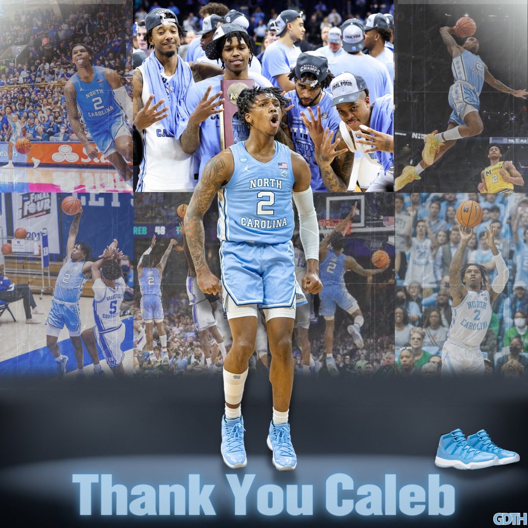 Thank you so much for being a Tar Heel <a href="/caleb2love/">Caleb Love</a> and nothing but the best of luck at your next stop and in your career. 🏀🐏