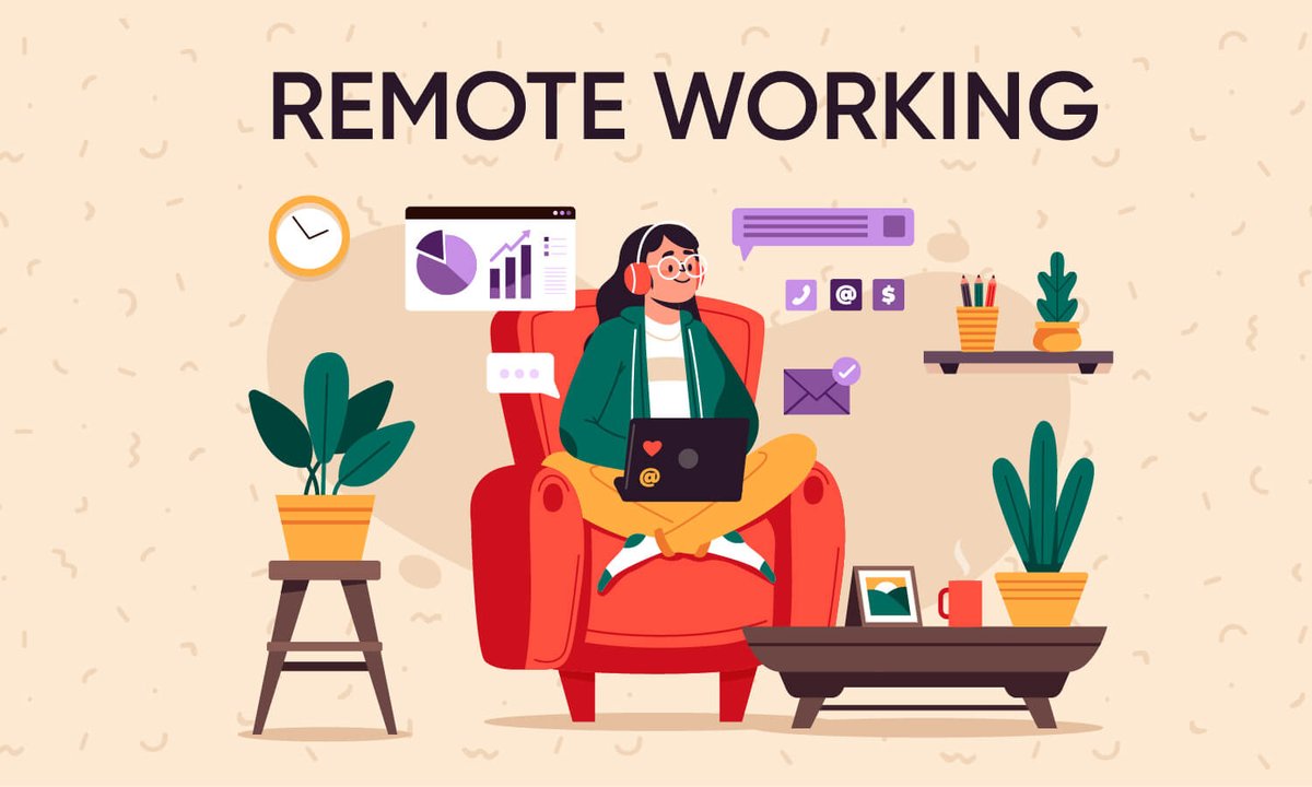 LogicKonnect's tweet image. One of the most significant benefits of remote work is the increased flexibility it offers to both employees and employers. Remote work allows employees to work from anywhere, which means they can be more productive and have a better work-life balance.
#remotework #onlinework