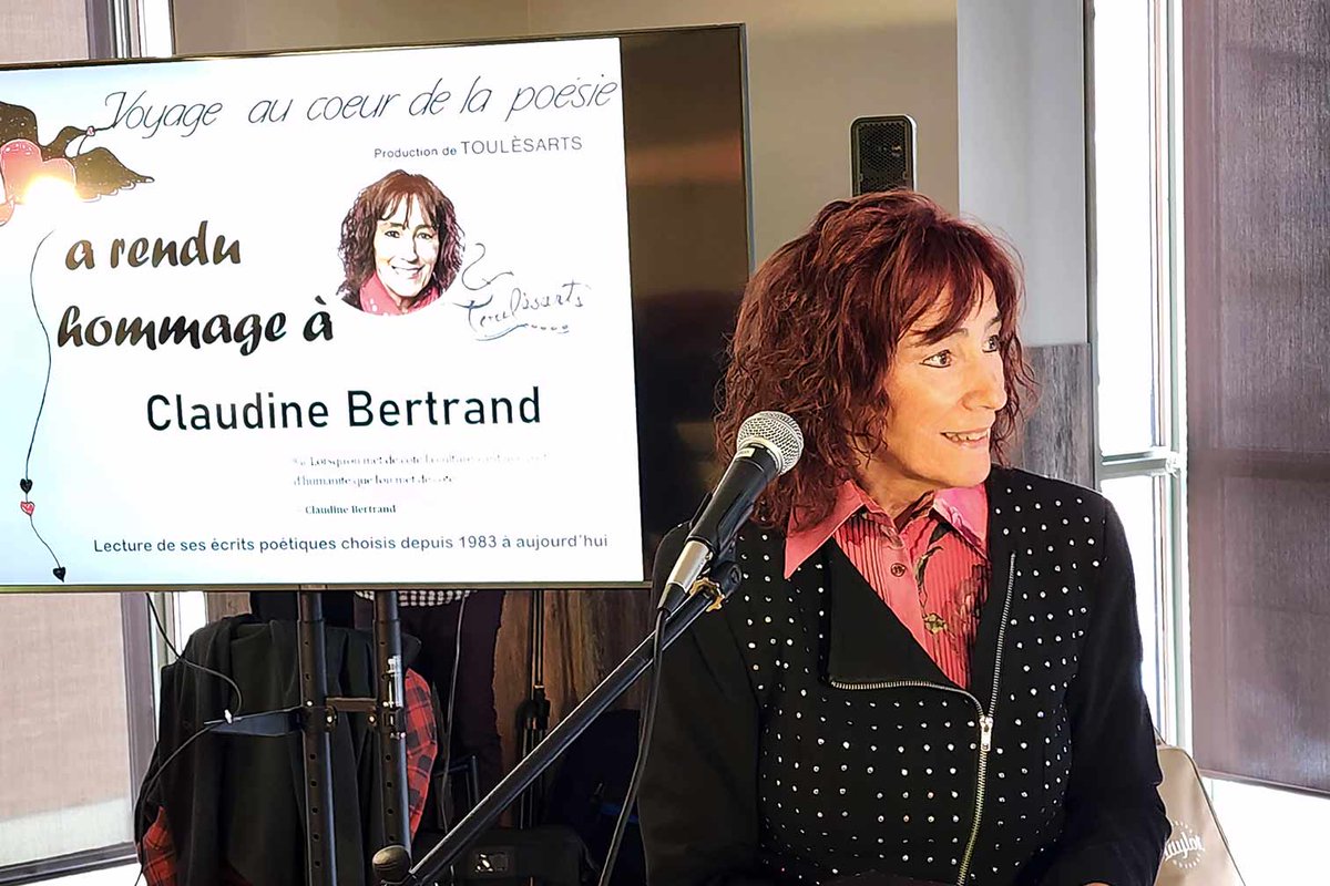 Hommage à mon amie Claudine Bertrand hier à la Maison des Citoyens de St-Eustache.
Photo: <a href="/andreboucher/">André Boucher</a>