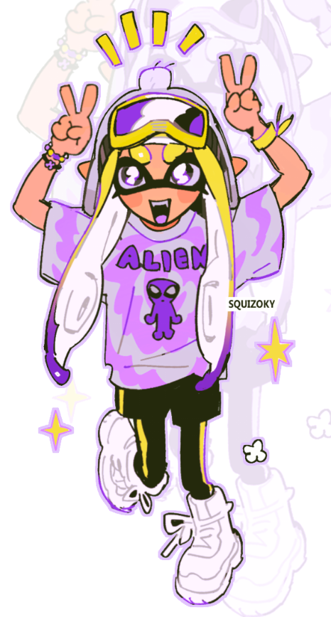 インクリング 「my squid kid 」|danny 👽 ☆のイラスト