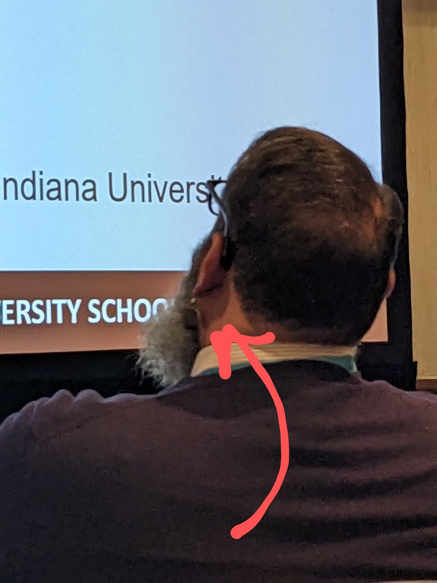I spy with my little 👁️ an <a href="/IndyAnatEdPhd/">Indianapolis Anatomy Education PhD</a> swag earring ☠️ Still need a pair? Come find me! I have plenty left to share!