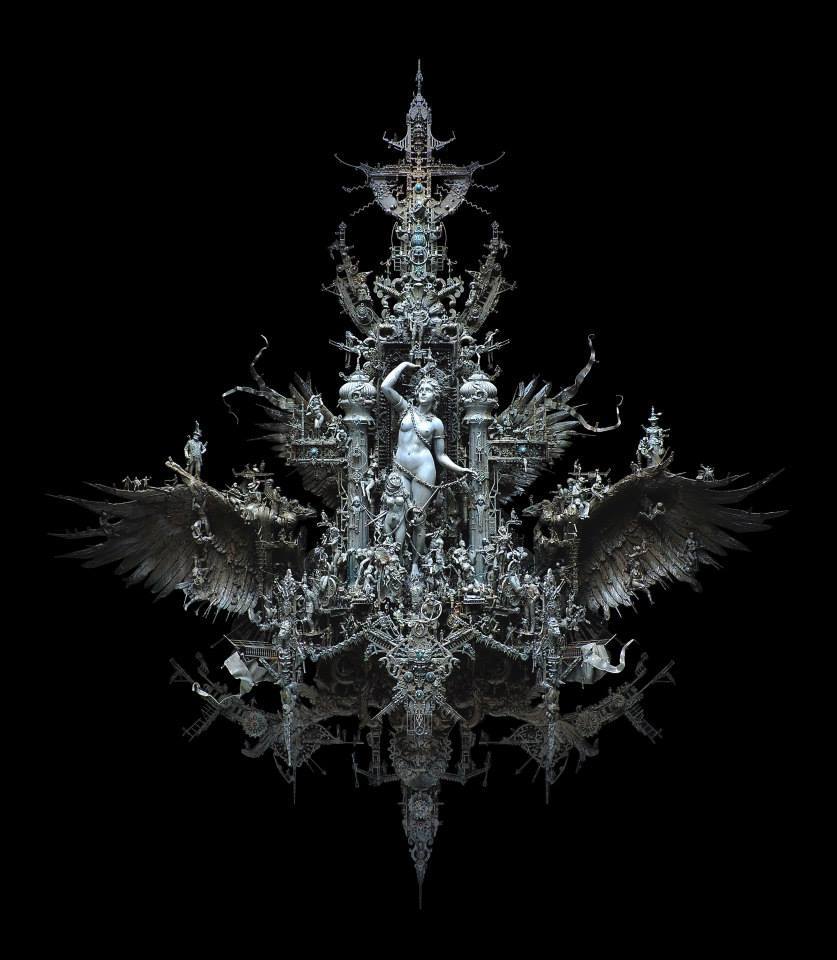 gCMG_Obv's tweet photo. A post-industrial Rococo master, Kris Kuksi obsessively arranges characters and architecture in asymmetric compositions with an exquisite sense of drama.
https://t.co/VpGOytj4BU https://t.co/agqi4Sq0m7