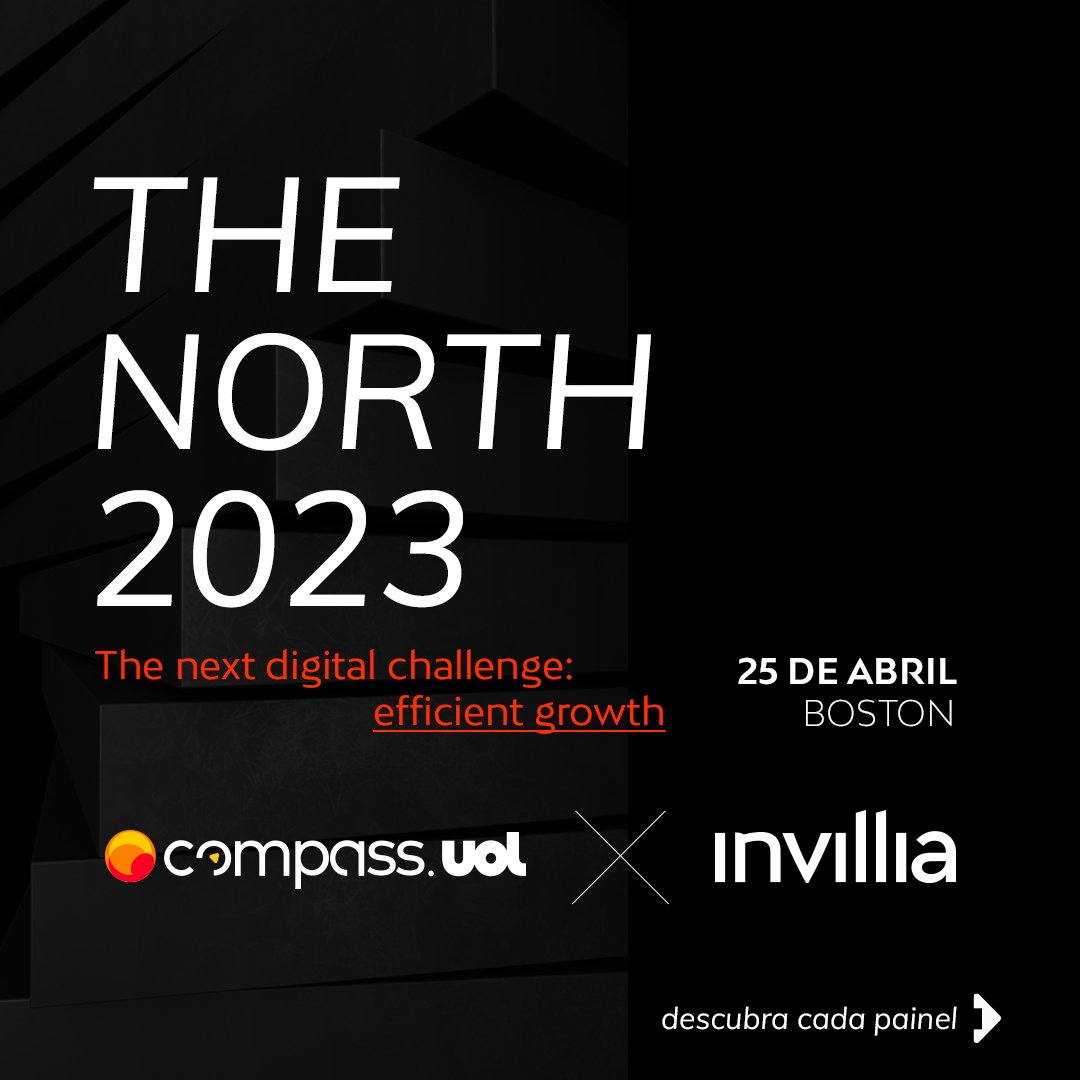 invillia's tweet photo. Quer saber qual o Norte para a sua empresa? Conheça nossa forma de inovar: https://t.co/kFthAdTDye  #Innovation #Tech #TheNorth #Trends #CompassUol https://t.co/hqG7bB02cQ