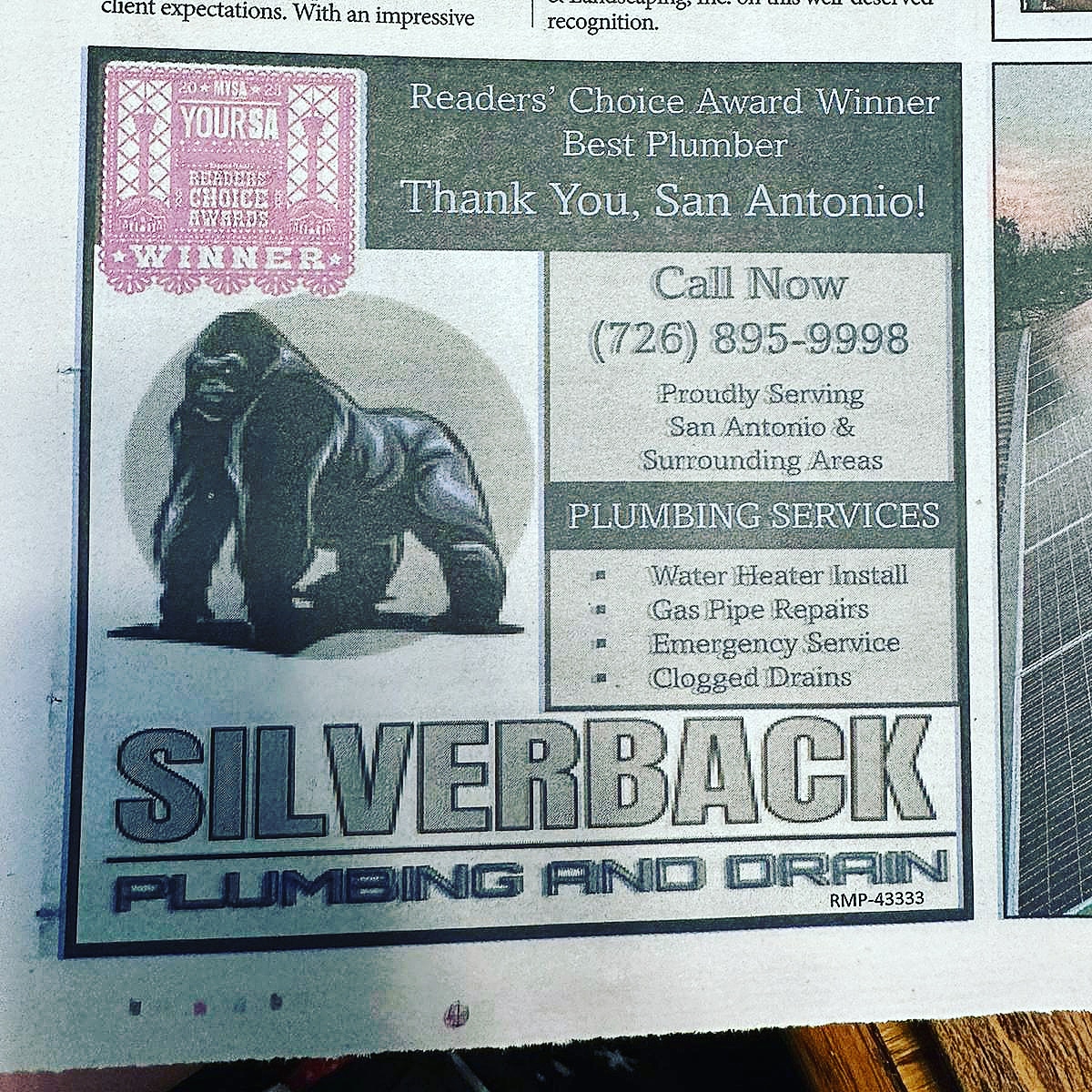 primalservllc's tweet photo. We would line to thank everyone that voted in making us the best plumbing company in San Antonio. We look foward to continue giving you good honest work at a good honest price. https://t.co/DdjmpFsMF6