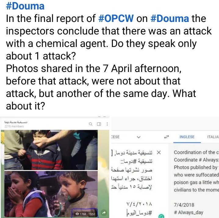 @aaronjmate 5 years and still no one has helped me to understand the meaning of these 2 photos posted in the afternoon of the 7th april. I read there were other attacks in 2 diff locations. So why no one talks about it?
I hope some Syrian/rev will see this and answers 