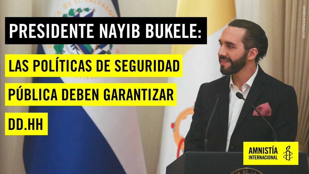 #ElSalvador: El #RegimendeExcepcion cumple un año, lo que muestra que de “excepcional” no tiene nada, se ha convertido en la forma de hacer política de <a href="/nayibbukele/">Nayib Bukele</a>, quien ha dejado claro que su ambición de poder esta por encima del estado de derecho y los #derechoshumanos 🧵1/3