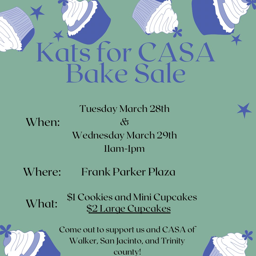 KatsForCASA's tweet photo. ❗️FUNDRAISER ALERT❗️
Come out and support us Tuesday and Wednesday this week as we continue to spread awareness and help our community’s CASA in their efforts to end child abuse and neglect!! https://t.co/qZo7VKC119