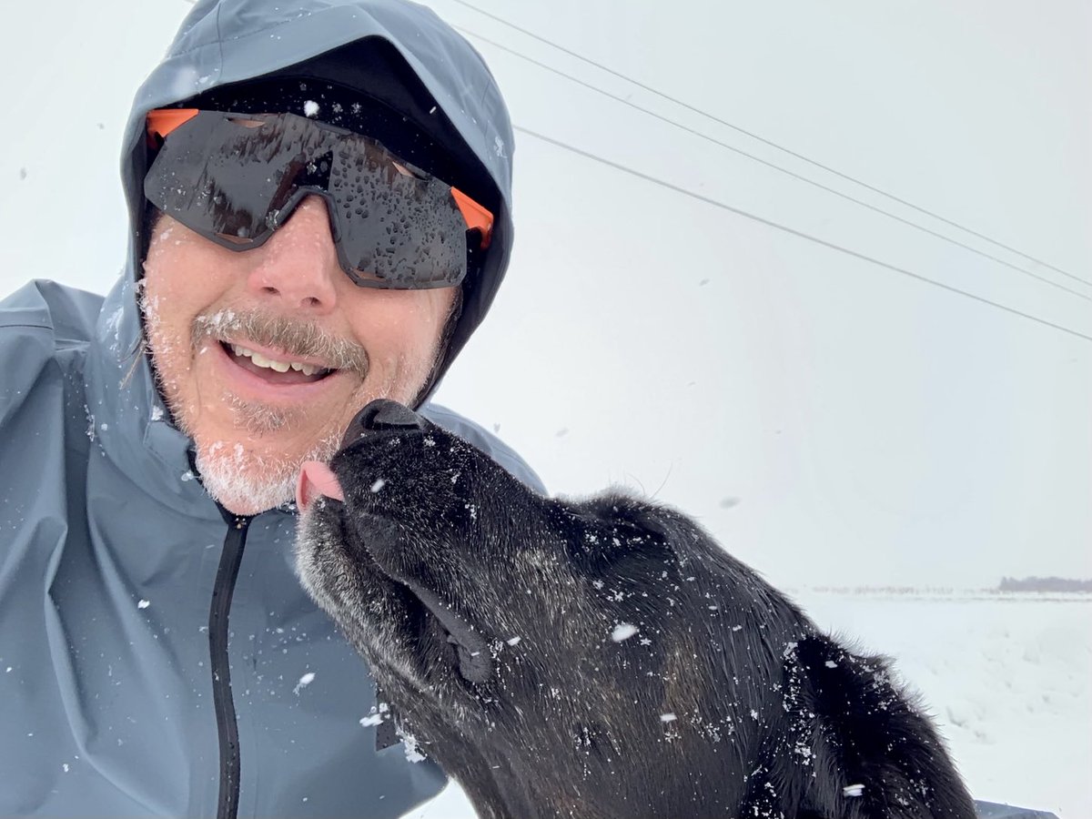 A running buddy as crazy as me.