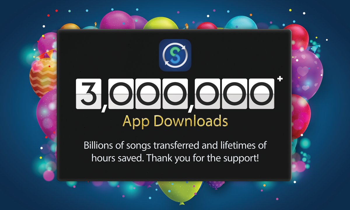 We are beyond excited and proud to share that SongShift has surpassed 3 million downloads on the App Store! We appreciate all of the support and can’t wait to show the future of SongShift.
