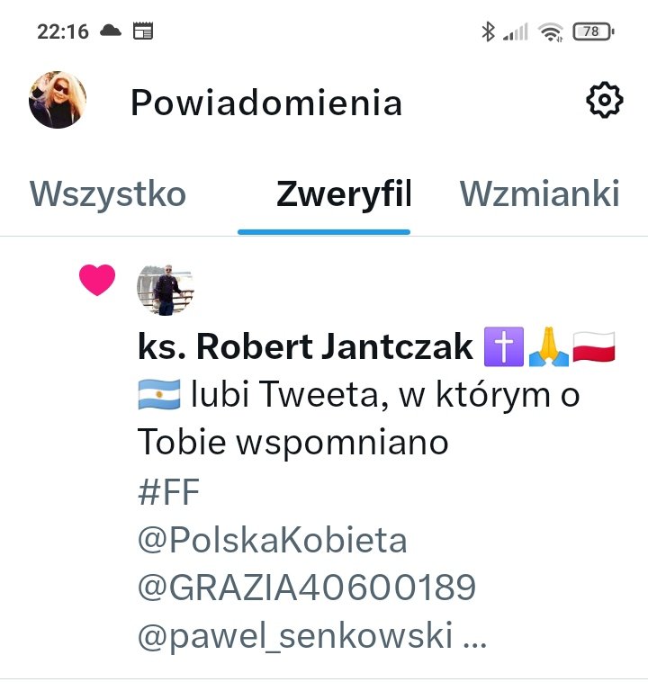 @pawlik06 <a href="/PolskaKobieta/">JoͦLᴋⷦaͣ z PoLSki ✝️🐺✌️🇵🇱 #PociągPrawych</a> @pawel_senkowski <a href="/RafalDlaPolski5/">RafałDlaPolski5</a> <a href="/KsJantczak/">ks. Robert Jantczak ✝️🙏🇵🇱🇦🇷</a> <a href="/Rafa94377988/">ks. Rafał</a> <a href="/weberroman181/">Roman50</a> <a href="/UcjaSylwia81/">Łucja</a> <a href="/BetiRad/">~ Beata</a> <a href="/Kasia802/">Kasia80🌞</a> <a href="/urbacze1/">Zdrawski 55 🇵🇱✝️</a> <a href="/Witek99624689/">Wiktor Kos</a> <a href="/Eric00001989/">Eric 🇵🇱</a> <a href="/podkarpatka/">𝕭𝖆𝖗𝖇𝖆𝖗𝖆❤️</a> <a href="/PiotrNo02045211/">Piotr</a> @ZaMundurem <a href="/WojciechDudczak/">Wojtek Antykodziarz j***ć bolszewię i p0lszewię.</a> <a href="/LadybugMaciej/">Maciej Maciejówka vel Stary Patefon</a> Ostatni piątek Naszego Ksiądz Roberta Jantczaka 💔😥