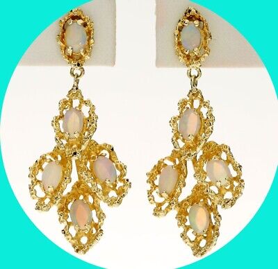 EmpirePawn's tweet image. Fun for the coming warmer weather! Vintage opal 14K yellow gold dangle drop earrings (2.10CT, 10.7GM, 1 13/16” long). Hurry, bid today! #springjewelry #springearrings #opalearrings #opaljewelry #dangleearrings ebay.com/itm/1258265308…