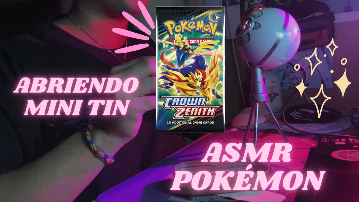 guimo98's tweet photo. últimamente me he dedicado a coleccionar cartas pokémon así que hice mi primer video IRL 😅 ASMR de unboxing por si les gusta😋 https://t.co/OFP07syeHy https://t.co/g18ldJB0Xz