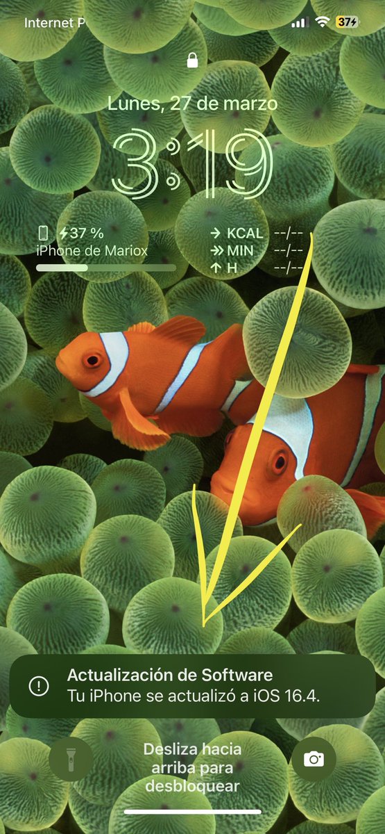 cyberespia's tweet image. #iOS14 dot 4 instalado 👍