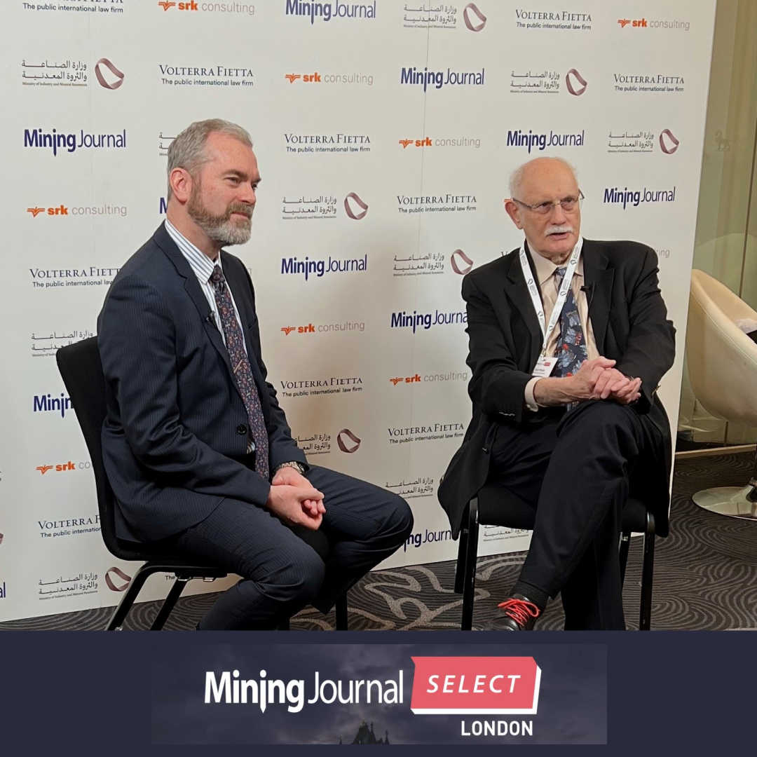 Rob Macdonald, our VP of Exploration, with Rod White at the Mining Journal Select, London. Southern Silver’s, Rob Macdonald and Larry Page are Presenting/attending the Mining Journal Select, London, 27-28 March 2023. #mjselect2023 #mining #investors #preciousmetals