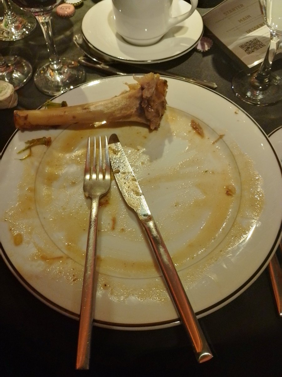 Nicely cooked lamb shank. Thank you #contractcateringawards . Good work chefs, really enjoyed it. @AngelHillFood