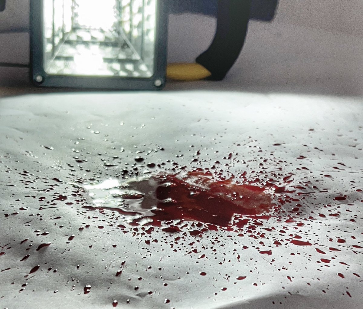 spatter_ed's tweet image. Basic BPA Training: Day 1 - laying down the foundations looking at single blood drop dynamics and drip patterns. 

#BPA #bloodstainpatternanalysis #training #iabpa #training #spatterchatter
