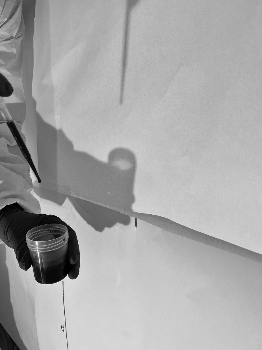 spatter_ed's tweet image. Basic BPA Training: Day 1 - laying down the foundations looking at single blood drop dynamics and drip patterns. 

#BPA #bloodstainpatternanalysis #training #iabpa #training #spatterchatter