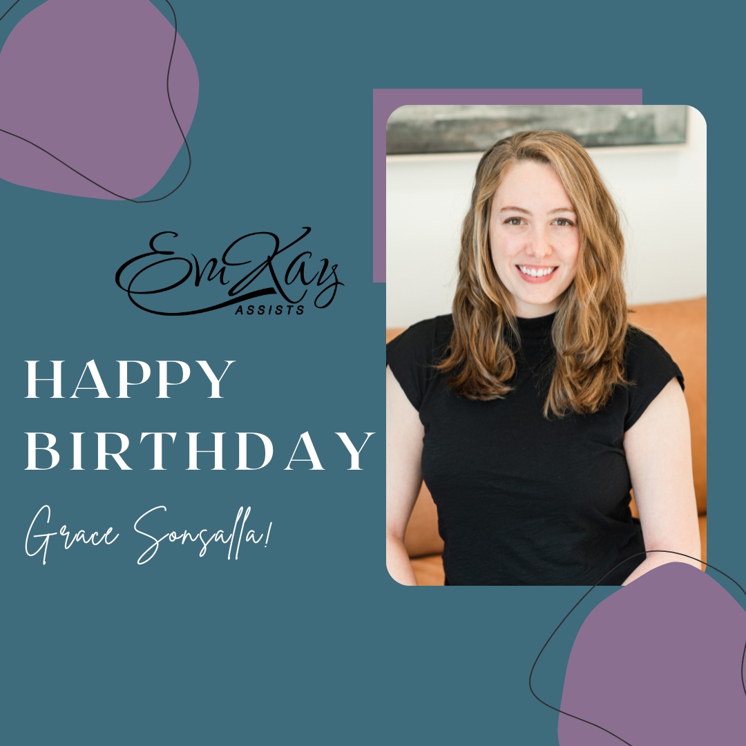 EmKayAssists's tweet photo. Happy Birthday to Grace with RE/MAX Preferred - The 608 Team! We hope you have a great day full of fun 🥳🎂

Thanks for working with us!💜 

#EmKayAssists  #HappyBirthday #RealEstate #TransactionCoordinator #clientappreciation https://t.co/jZGt9jTOpq