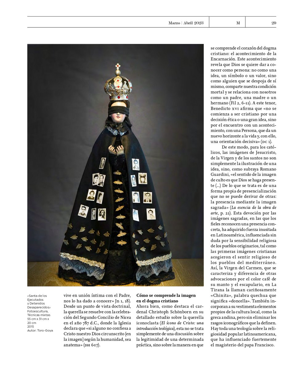 TeologiaUC's tweet photo. 📝 Les invitamos a leer el interesante el artículo "Querella iconoclasta" de nuestro académico Federico Aguirre, publicado en la @revistamensaje. 📰 Agradecemos a la Revista el espacio y el facilitarnos el artículo para que nuestra comunidad pueda leer, comentar y participar. https://t.co/wR1bASSAQr