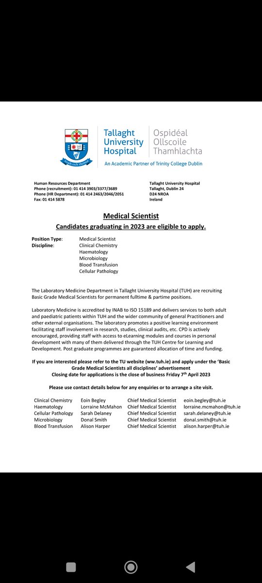 Great opportunity for medical scientists. Post in all disciplines