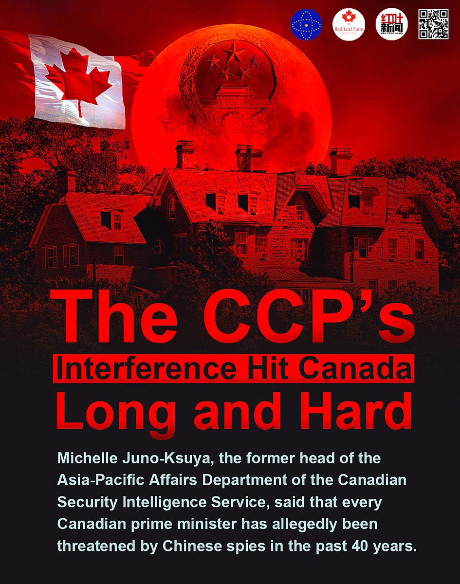 G202064Win's tweet image. The CCP's Interference Hit Canada Long and Hard
#CCPInterference
#Canada
#redleafnews