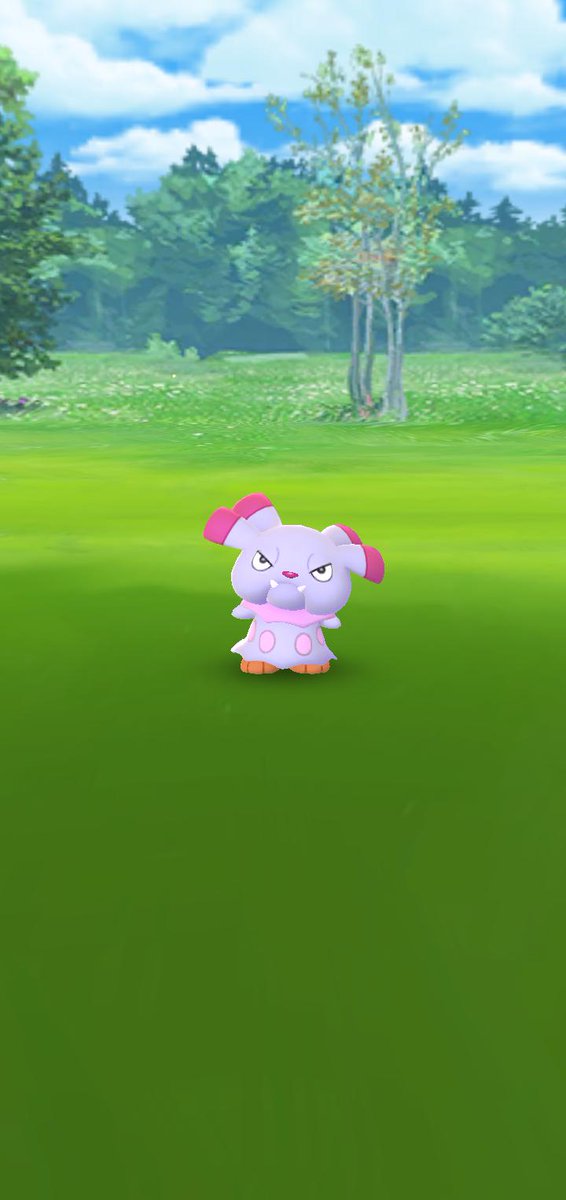 wildwildwilson's tweet photo. Shiny #Snubble really looks like a clown dog! @PokemonGoApp #ShinyPokemon @Pokemon #pokemontrainer https://t.co/o0j73g9UlD